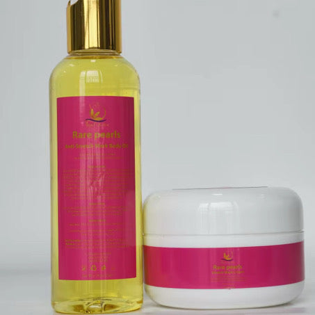 Postpartum Herbal Intimate Wash Bundle - Bouboune Kreyol & Rare Pearl, Restorative Cleansing Solution for Feminine Care