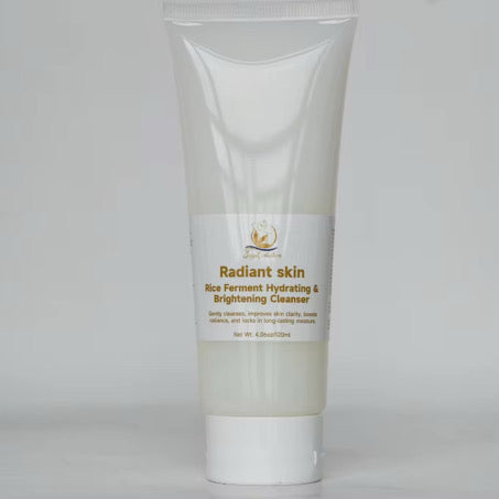 Rice-Based Skincare Routine Kit with Cleanser - Hydrating, Anti-Aging, Skin Repair Formula for Radiant, Smooth Complexion