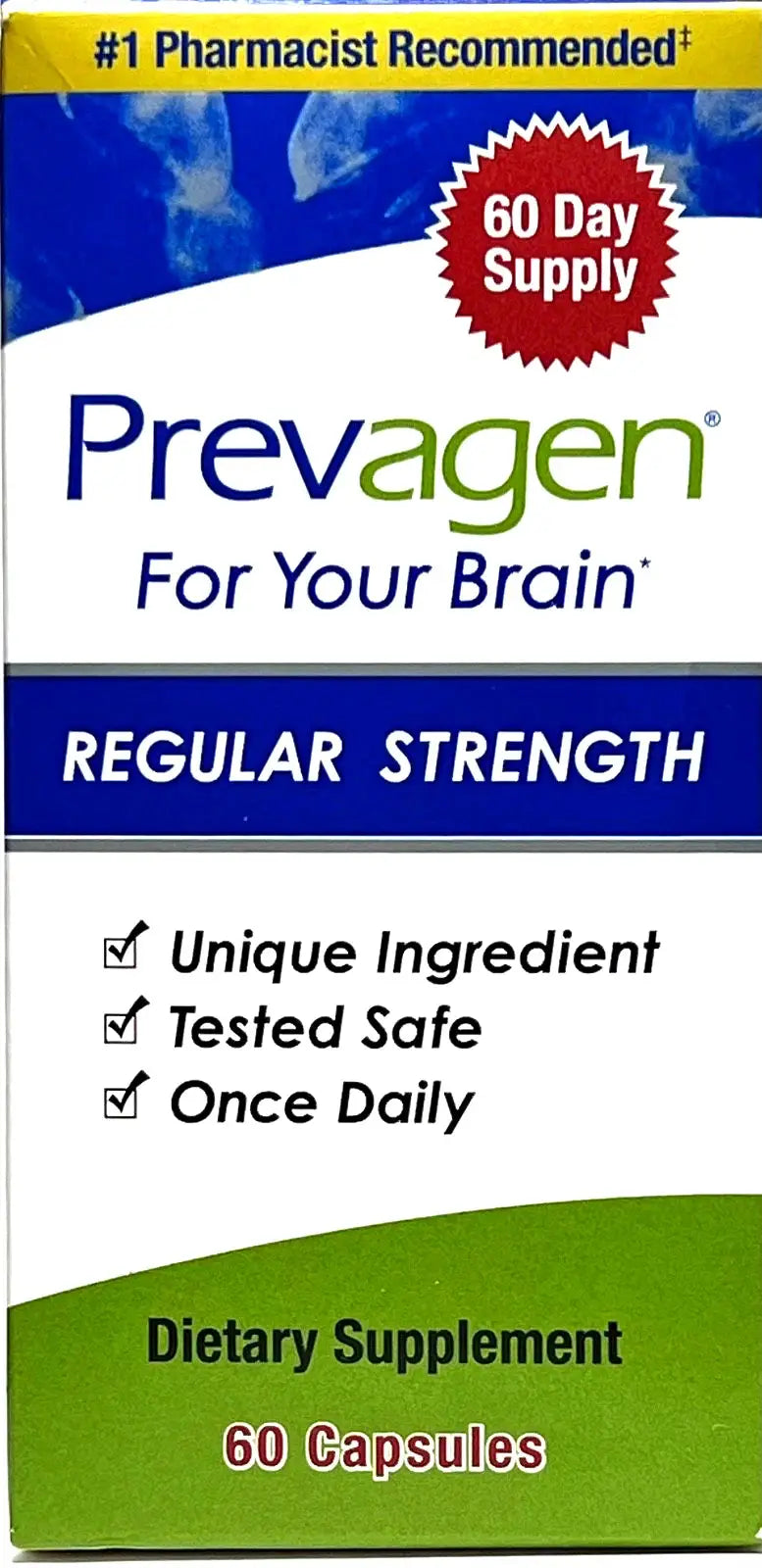 Prevagen Regular Strength Supplement with 60 Capsules