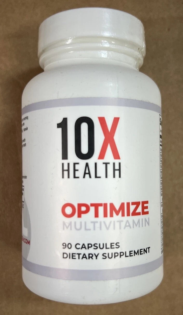 10X Health Optimize Methylated Multivitamin for Men & Women - Vitamins &.
