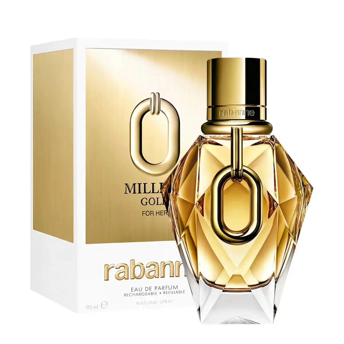 Rabanne Million Gold for Her Perfume - 3 Fl Oz Refillable