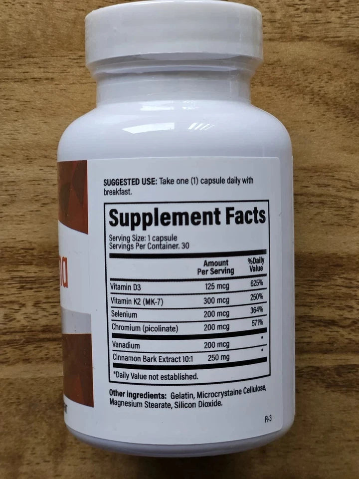 CinnaChroma – Blood Sugar Support Supplement with Cinnamon Extract & Chromium
